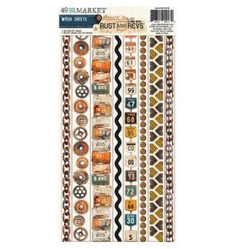 49 AND MARKET Rust and Revs Washi Sheet