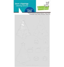 Lawn Fawn Cheesy Christmas - Coloring Stencils