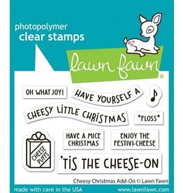 Lawn Fawn Cheesy Christmas Add-On - Stamp