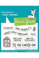 Lawn Fawn Cheesy Christmas Add-On - Lawn Cut