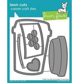 Lawn Fawn Coffee Cup Gift Card Holder - Die