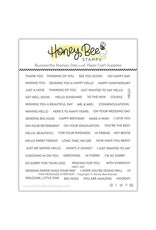 Honey Bee Mini Messages 6x6 stamp set