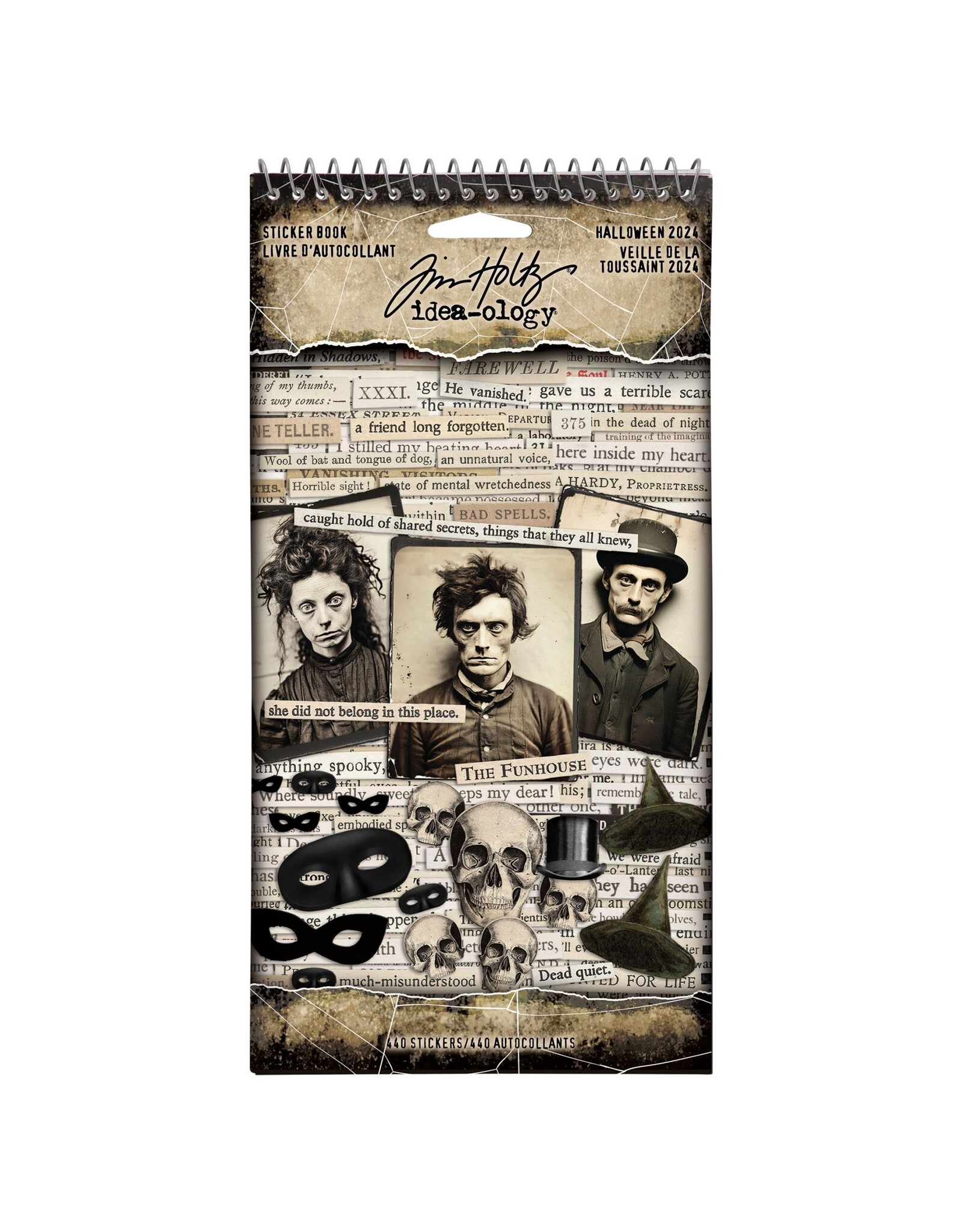 Tim Holtz - Idea-ology Tim Holtz Idea-ology Sticker Book Halloween