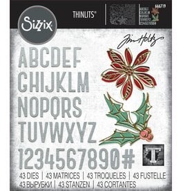 Tim Holtz - Sizzix Thinlits - Vault Seasonal Sketch