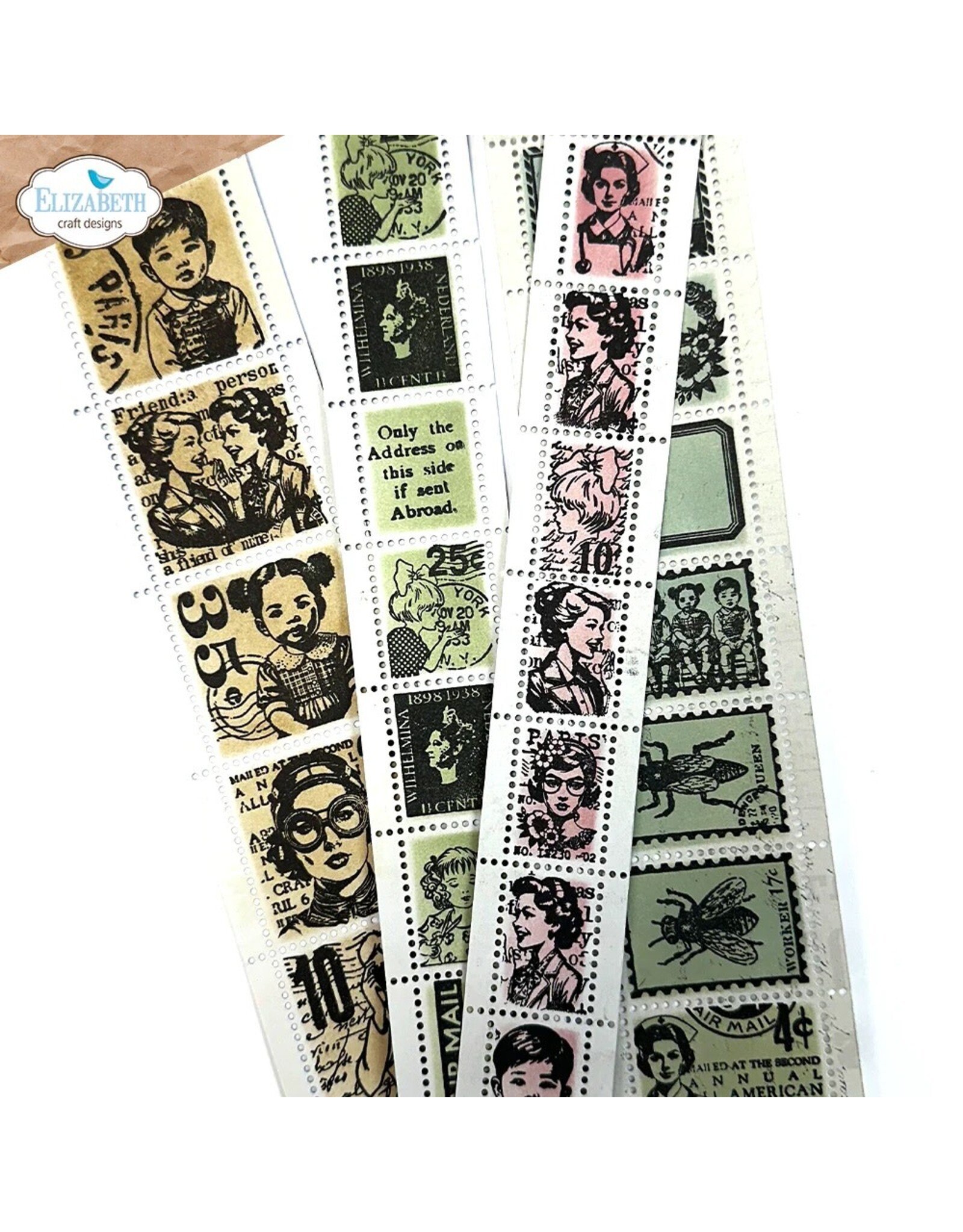 Elizabeth Craft Designs La Dolce Vita- Postage Stamps 1 Stamp Set