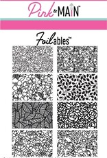 Pink & Main Floral Background Foilables Sheets 8