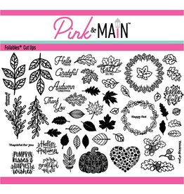 Pink & Main Fall Leaves - Foilables Cut Ups