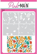 Pink & Main Foliage Stencils set of 4