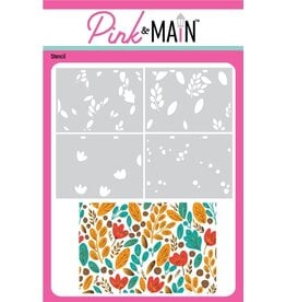 Pink & Main Foliage Stencils set of 4