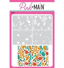 Pink & Main Foliage - Stencils