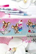 Pink & Main Mice Cream 6x6 Stamp Set