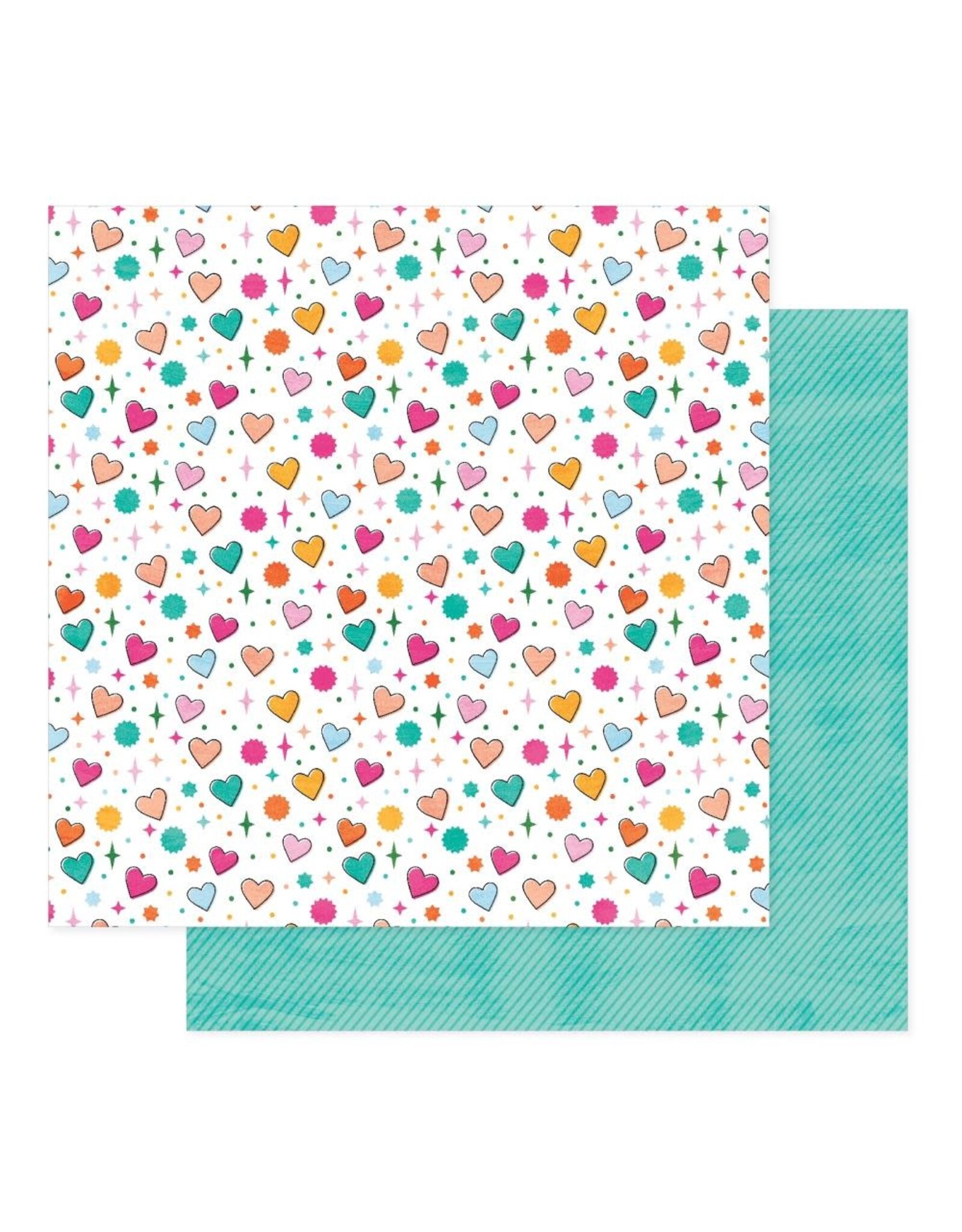 AMERICAN CRAFTS Shimelle Reasons to Smile 12x12 Paper - Stay Sparkly