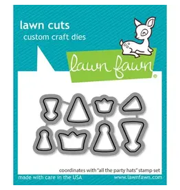 Lawn Fawn All The Party Hats - Stamp and  Lawn Cuts