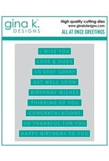 Gina K. Designs All at Once Greetings - Die