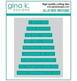 Gina K. Designs All at Once Greetings - Die