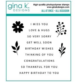 Gina K. Designs All at Once Stamps - All Occasion