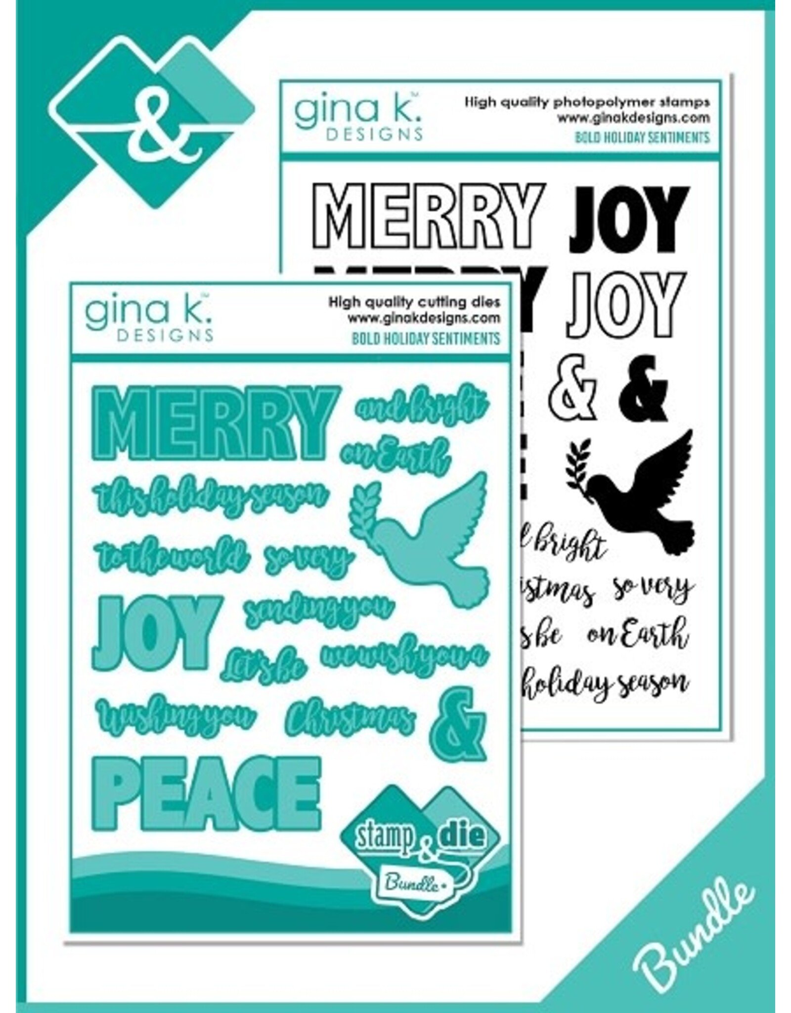 Gina K. Designs Bold Holiday Sentiments Bundle