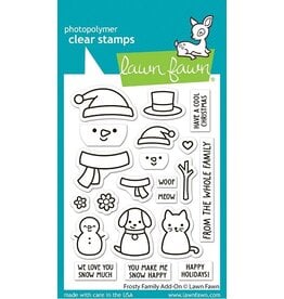 Lawn Fawn Frosty Family Add-On Stamp