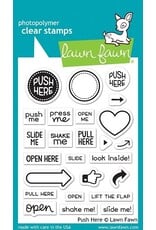 Lawn Fawn Push Here - Stamp