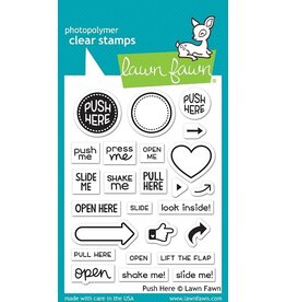 Lawn Fawn Push Here - Stamp and Lawn Cuts