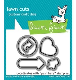 Lawn Fawn Push Here - Lawn Cuts