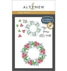 ALTENEW Regal Wreath Registration Press Plate/Foil Plate