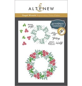 AltNew Regal Wreath Registration Press Plate/Foil Plate