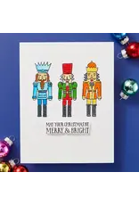 Spellbinders Glad Tidings Collection by Simon Hurley - Nutcracker Trio Press Plate & Die Set