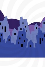 Stamp Anniething Bewitched City Scape - Builder Die