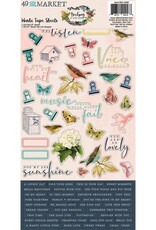 49 AND MARKET Birdsong Washi Sheets
