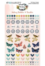 49 AND MARKET Birdsong Wishing Bubbles & Baubles Stickers