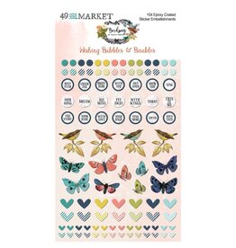 49 AND MARKET Birdsong - Wishing Bubbles & Baubles Stickers