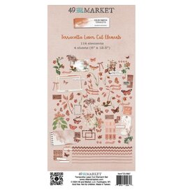 49 AND MARKET Color Swatch  Terracotta - Laser Cut Elements