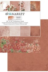 49 AND MARKET Color Swatch: Terracotta 12X12 Paper Collection
