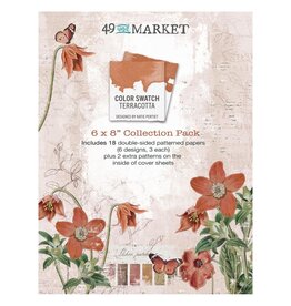 49 AND MARKET Color Swatch Terracotta - 6X8 Collection