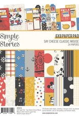 Simple Stories Say Cheese Classic Mouse - 6x8 Paper Pad