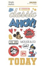 Simple Stories Say Cheese Classic Mouse - Foam Stickers