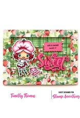 Stamp Anniething Strawberry Shortcake - Make it Sweet Outline Die