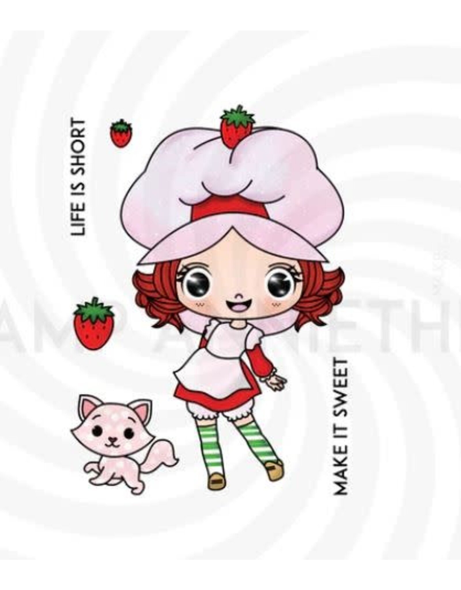 Stamp Anniething Strawberry Shortcake - Make it Sweet Stamp