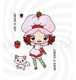 Stamp Anniething Strawberry Shortcake - Make it Sweet Stamp