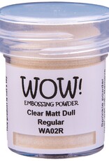WOW! WOW! Embossing Powder - Clear Matt Dull
