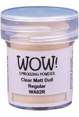 WOW! WOW! Embossing Powder - Clear Matt Dull