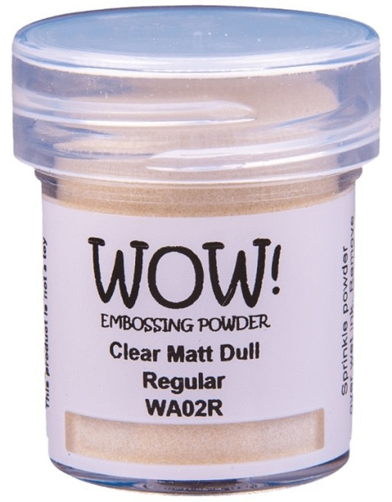 WOW! WOW! Embossing Powder - Clear Matt Dull