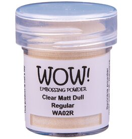 WOW! WOW! Embossing Powder - Clear Matt Dull Regular