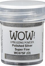 WOW! WOW! Embossing Powder - Polished Silver Super Fine