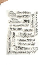 Elizabeth Craft Designs Meet the Mice Collection - Mice Sentiments Stamps