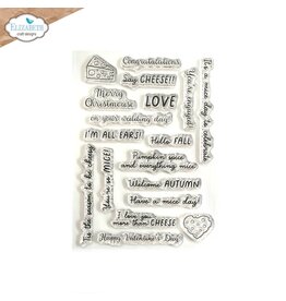 Elizabeth Craft Designs Meet the Mice Collection - Mice Sentiments Stamps