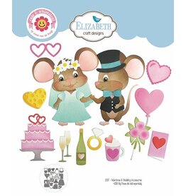 Elizabeth Craft Designs Meet the Mice Collection - Valentines and Wedding Accessories Dies