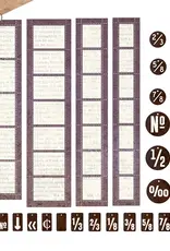 Elizabeth Craft Designs La Dolce Vita- Postage Stamp Strips Dies