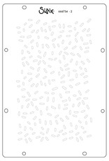 Sizzix Sizzix Studio Stamps Set 7 pcs and 3 pcs Stencils Create by Cat Kerr